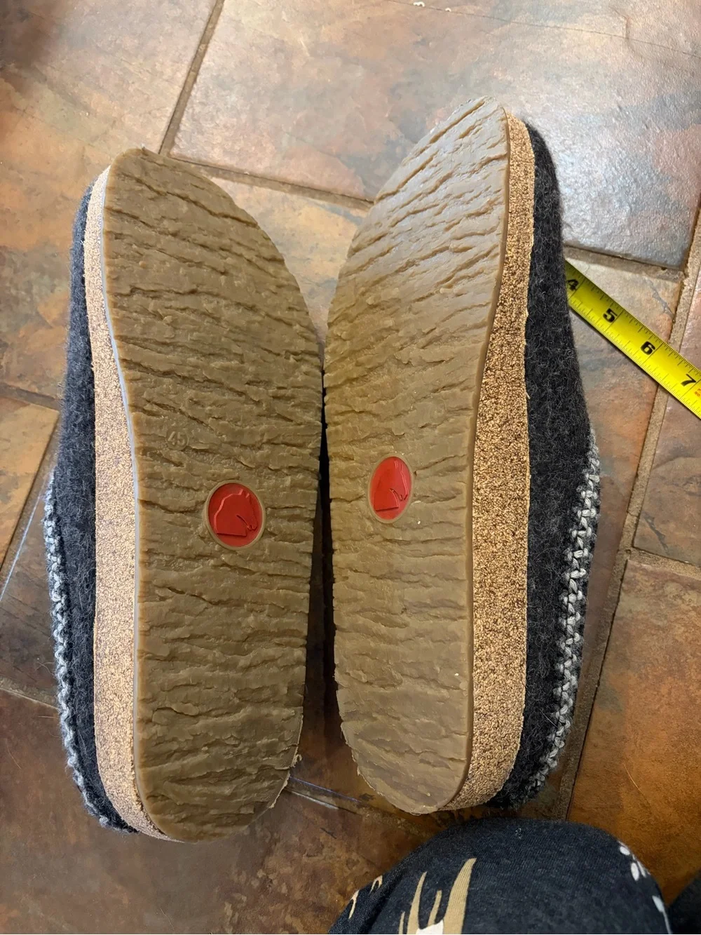 Unisex Haflinger Charcoal Gray Wool Slip-On Clogs